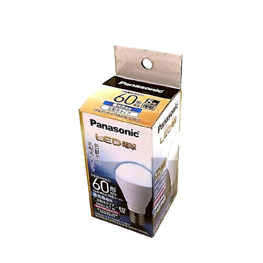 Panasonic LED電球 E17 60形相当 10個セット Amazon | パナソニック LED電球 プレミア E17口金 電球60形相当